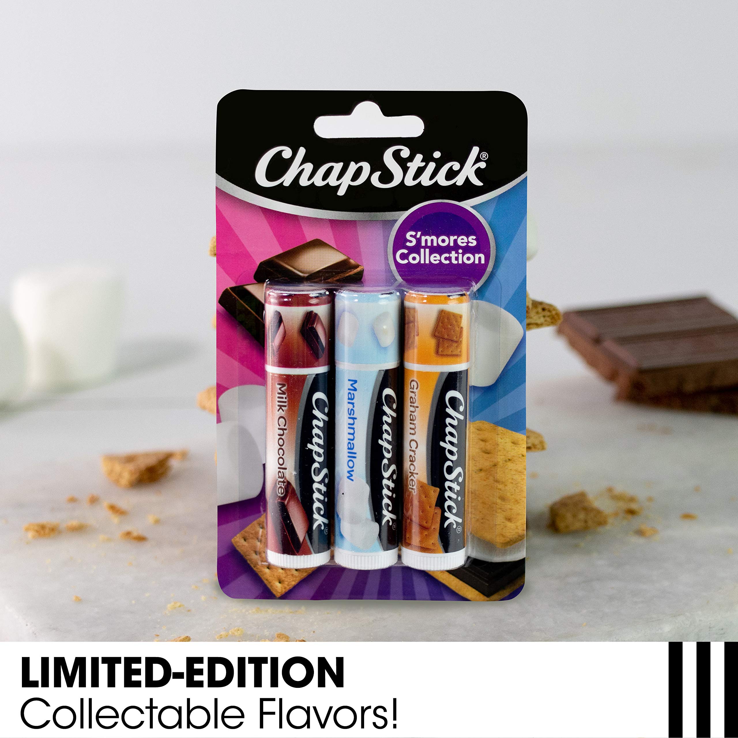 Amazon.com : ChapStick Lip Balm, Ice Cream Collection 3-Pack, Ice